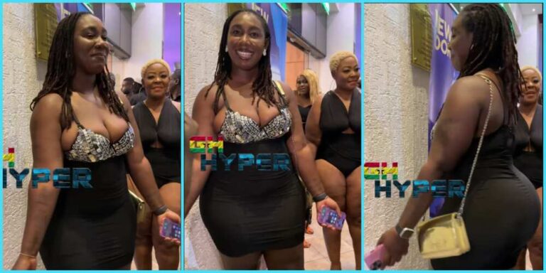 Vanessa, Funny Face’s Baby Mama, Steals the Limelight at Ridge Condos’ All Black Party with Daring Outfit, Flaunts Curves